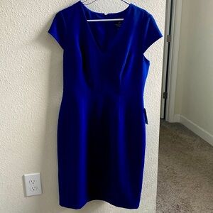 Adrianna Papell Women’s Royal Blue Mid Length Dress